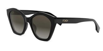 Fendi FE40175I 01F Womens Sunglasses Black Size 54