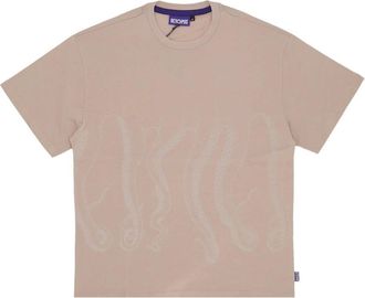 Octopus Hombre, Camisetas, Marrón, Talla: XL