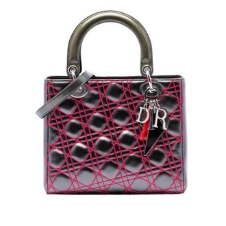 Dior Pre-owned Leather dior-bags - Dames - Pre-owned - Grijs - Maat: ONE Size Leer
