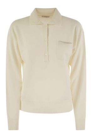 PESERICO Virgin Wool, Silk And Cashmere Tricot Sweater