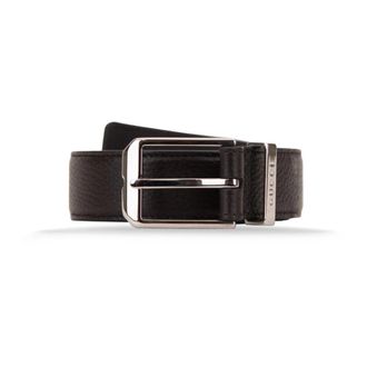 Gucci Gegreineerde leren riem met logo - Heren - Riemen - Bruin - 110 CM - Leer - Accessoires