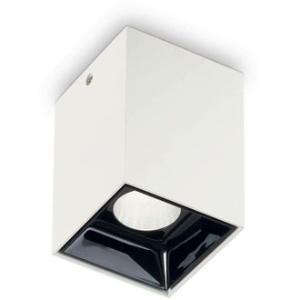 Ideal Lux Ideal Lux - Nitro - led 1 Light Square Surface Mounted Downlight White