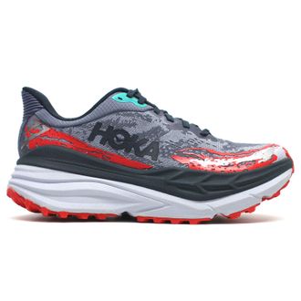 Hoka One One Hoka Stinson 7 Textile Synthetic Mens Running Trainers - Anchor Gull - Size:UK 12.5