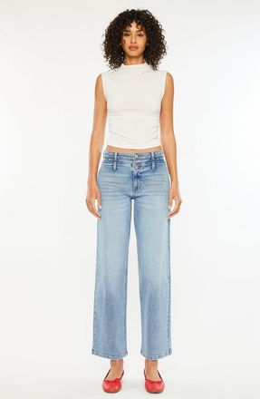 Kancan Bodie Low Slung Baggy Jeans in Medium Wash at Nordstrom, Size 26