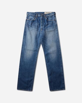 KAPITAL Men s 13.5oz Zimbabwe Denim 5P Monkey TH Pants (Processed) Washed Indigo