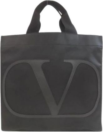 Valentino Pre-owned Vintage Tote Bag - Dames - Vintage Shopper - Zwart - ONE Size - Nylon - Vintage