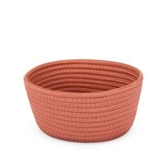 KASANOVA Cestino portaoggetti bagno 21x18x10 cm mattone in polipropilene