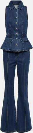 Self Portrait Denim jumpsuit