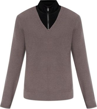 Diesel K-Mamu Trui - Heren - Coltruien - Bruin - 2XL - Katoen - Truien & Vesten