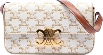 Celine Pre-owned Celine Triomphe Coated Canvas Claude Shoulder Bag Ladies 24QZB7GA56G8P42J