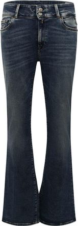 Replay Dames Replay New Luz Bootcut Jeans in Blauw