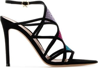 Gianvito Rossi Sandalo - Dames - Sandalen met hakken - Veelkleurig - 37 EU - Schoenen