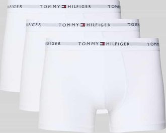 Tommy Hilfiger Trunks aus Baumwoll-Mix im 3er-Pack in Weiss, Gr&ouml;&szlig;e XL