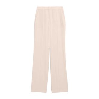 Max Mara Dames, Broeken, Roze, Maat: XS Wol