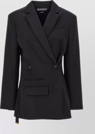 Jacquemus tibau double-breasted blazer jacket front