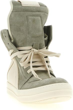 Rick Owens Geobasket Sneakers - Cream