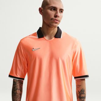 Nike Mens Energy Dri-FIT Short-Sleeve Soccer Top in Orange | IF1534-852