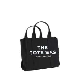 Marc Jacobs Cotton Canvas Tote Bag - Black
