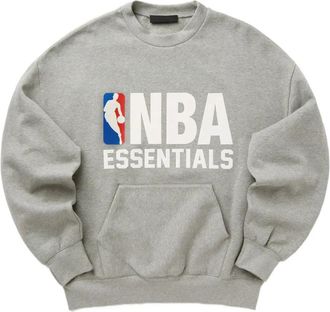 Fear of God Felpa con stampa grafica - Grigio