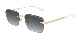 Montblanc MB0456S 001 Mens Sunglasses Gold Size 54