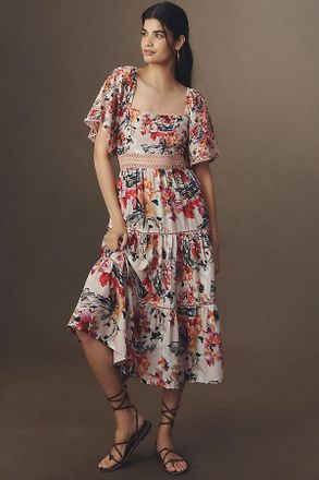 Conditions Apply Raelynn Square-Neck Dress
