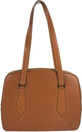 Louis Vuitton Brown Gold Cipango Epi Leather Shoulder Bag Tote Bag (Pre-Owned)
