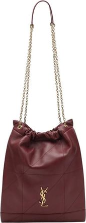 Saint Laurent Tassen, Dames, Rood, ONE Size, Katoen, Jamie Pochon