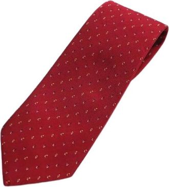 Louis Vuitton Pre-owned Silk Tie - Heren - Vintage Accessoires - Rood - ONE Size - Vintage