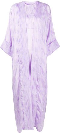 Bambah Isabella kaftan dress set - women - Polyester - One Size - Purple