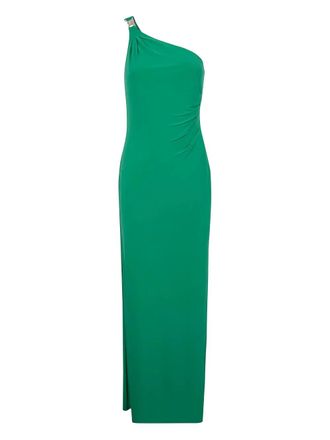 Lauren Ralph Lauren one-shoulder dress - Verde
