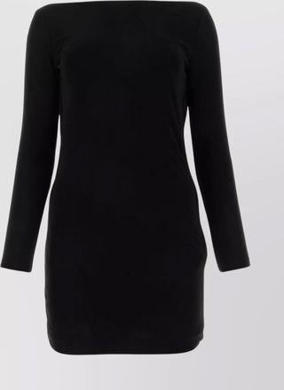 Dsquared2 viscose long-sleeve open-back mini dress