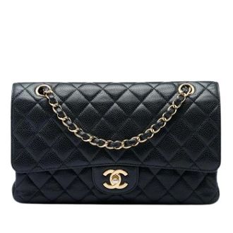 Chanel Pre-owned Classic Flap Bag - Dames - Pre-owned - Zwart - Maat: ONE Size Leer