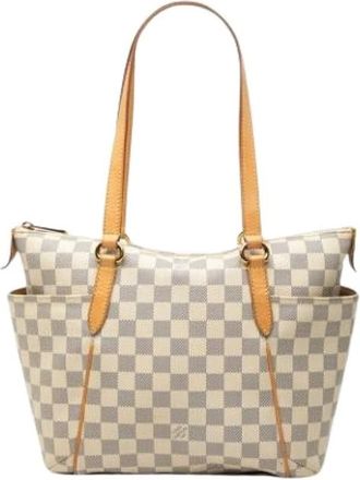 Louis Vuitton Pre-owned Tote Bags, female, White, Size: ONE SIZE Pre-owned Totally PM Tote Bag