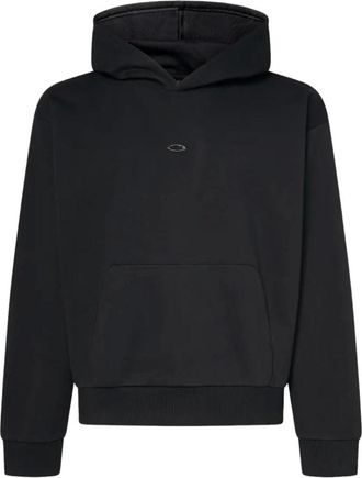 Oakley Metal Rise Hoodie - Heren - Sweatshirts & Hoodies - Zwart - Maat: L Katoen