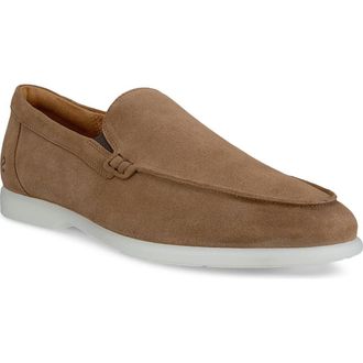 Ecco Metropole Verona Loafer in Camel Nubuck at Nordstrom, Size 11-11.5Us