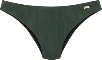 Copenhagen Bikini-Hose COPENHAGEN STUDIOS Nela, Damen, Gr. 34, N-Gr, gr&uuml;n (dunkelgr&uuml;n), Rippware, Recycling-Polyamid, strukturiert, unifarben, Badehosen Bikini-H