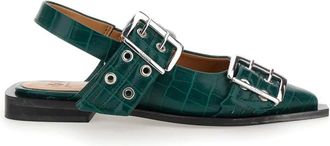 Ganni Mujer, Zapatos, Verde, Talla: 39 EU