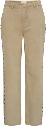Cream Rechte broek - Dames - Straight fit broeken - Beige - L L30 - Broeken