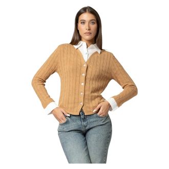 Kocca Cardigans, female, Brown, XL, M/L Cardigan + Jakindax Shirt