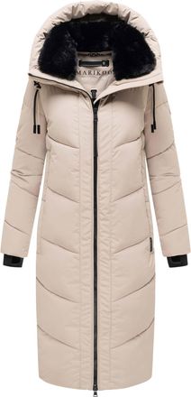 Marikoo Nadaree dames winterjas - lang, warm & met capuchon