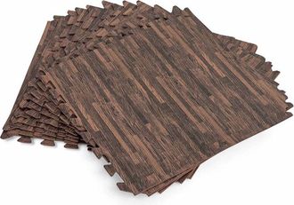 Bestway Suelo Piscina Foam Estilo Madera Retractil 12 Piezas 50x50 Cm Jardin 58712