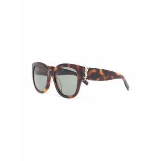 Saint Laurent M95/F Sunglasses - female - Saint Laurent - Sunglasses - Brown - 56 MM - Accessories