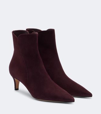 Gianvito Rossi Levy suede ankle boots