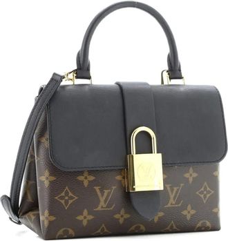Louis Vuitton Locky Handbag Monogram Canvas with Leather BB satchel - Zwart