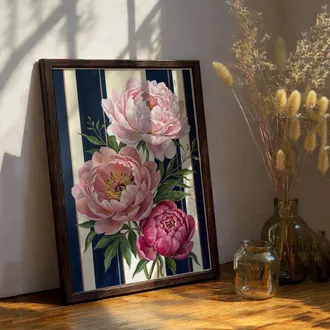 Dmora Quadro Megarina, Materiale Struttura In Legno Nobilitato, 33x48h Cm Multicolore