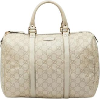 Gucci Pre-owned Handbags, female, Beige, Size: ONE SIZE Pre-owned Vintage Handbag