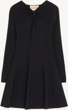 Valentino Abito In Stretch Viscose Donna NERO XL