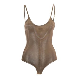 Diesel T-Imyny Bodysuit - female - Diesel - Full-Body - Brown - XS - Tops