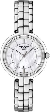 Tissot Flamingo Womens Silver Watch T0942101111100 Stainless Steel - One Size