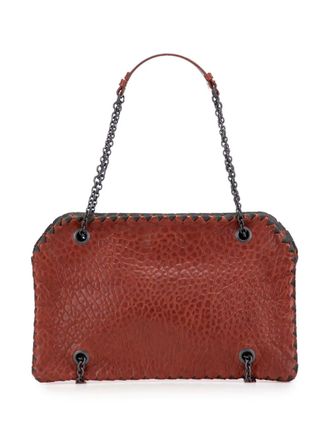 Bottega Veneta 2012-2025 Textured Leather Whipstitch Duo shoulder bag - women - Calf Leather - One Size